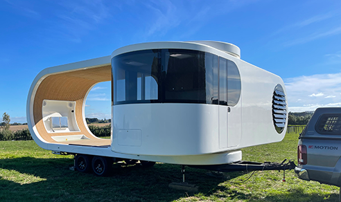 Romotow concept mobile home