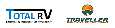 TOTAL RV & TRAVELLER CARAVANS LOGOS